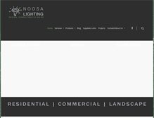 Tablet Screenshot of noosalighting.com.au